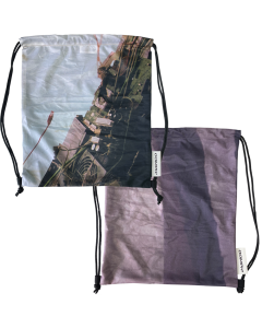 'Tour Backdrop' Upcycled Gym Bag